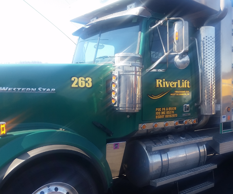 Green Dump Truck Cab